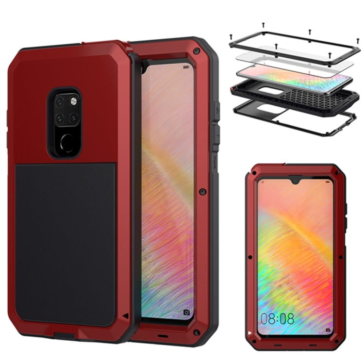 Tank Waterproof Dustproof Shockproof Aluminum Alloy + Silicone Case for Huawei Mate 20