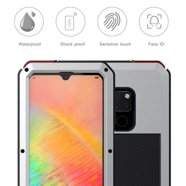 Tank Waterproof Dustproof Shockproof Aluminum Alloy + Silicone Case for Huawei Mate 20