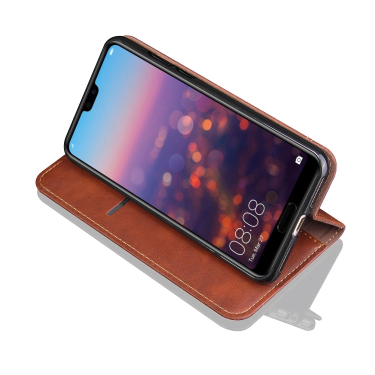 Casual Style Retro Crazy Horse Texture Horizontal Flip Leather Case for Huawei Mate 20 Pro, with Card Slots & Holder & Wallet