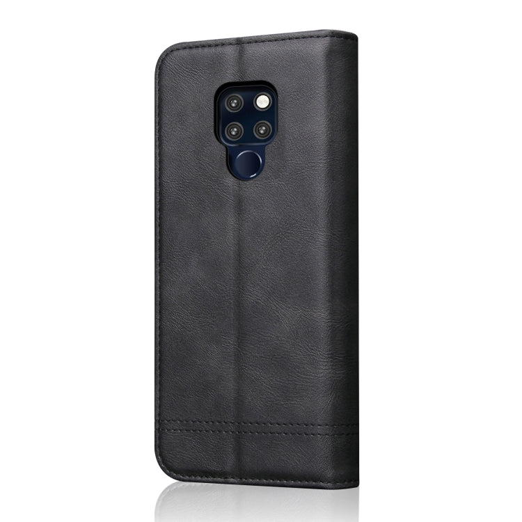 Casual Style Retro Crazy Horse Texture Horizontal Flip Leather Case for Huawei Mate 20, with Card Slots & Holder & Wallet