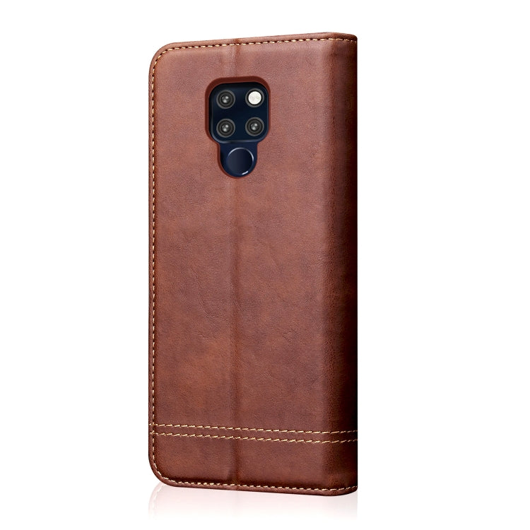 Casual Style Retro Crazy Horse Texture Horizontal Flip Leather Case for Huawei Mate 20, with Card Slots & Holder & Wallet