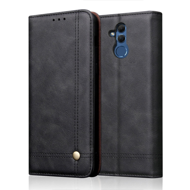 Casual Style Retro Crazy Horse Texture Horizontal Flip Leather Case for Huawei Mate 20 Lite, with Card Slots & Holder & Wallet