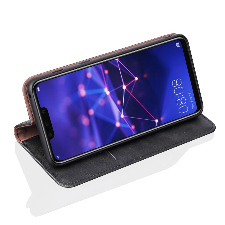 Casual Style Retro Crazy Horse Texture Horizontal Flip Leather Case for Huawei Mate 20 Lite, with Card Slots & Holder & Wallet