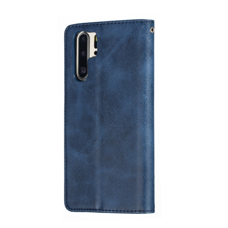 Calf Texture Zipper Magnetic Horizontal Flip Leather Case for Huawei P30 Pro, with Wallet & Holder & Card Slots