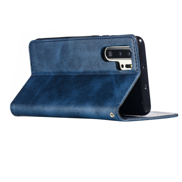 Calf Texture Zipper Magnetic Horizontal Flip Leather Case for Huawei P30 Pro, with Wallet & Holder & Card Slots