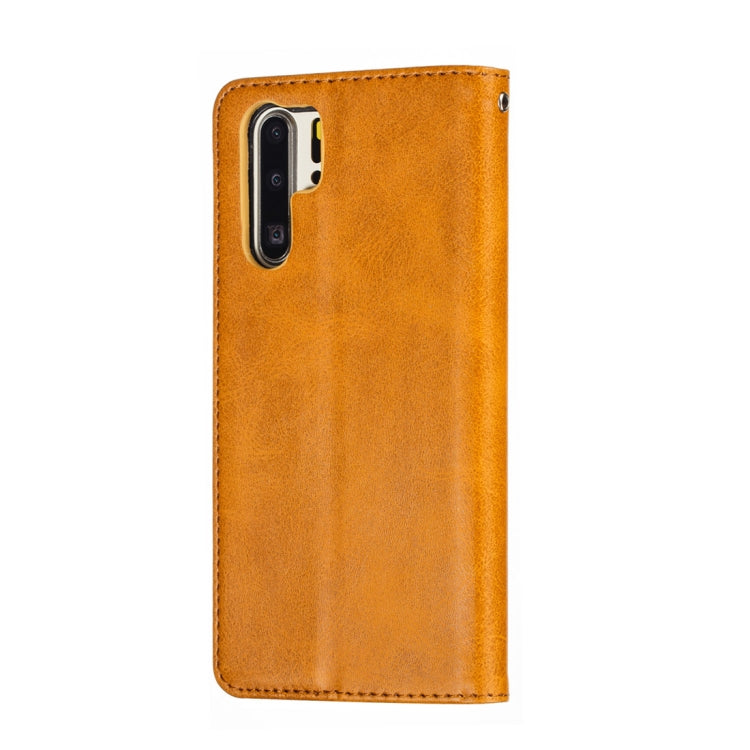Calf Texture Zipper Magnetic Horizontal Flip Leather Case for Huawei P30 Pro, with Wallet & Holder & Card Slots