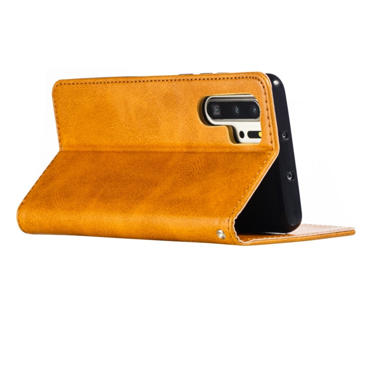 Calf Texture Zipper Magnetic Horizontal Flip Leather Case for Huawei P30 Pro, with Wallet & Holder & Card Slots