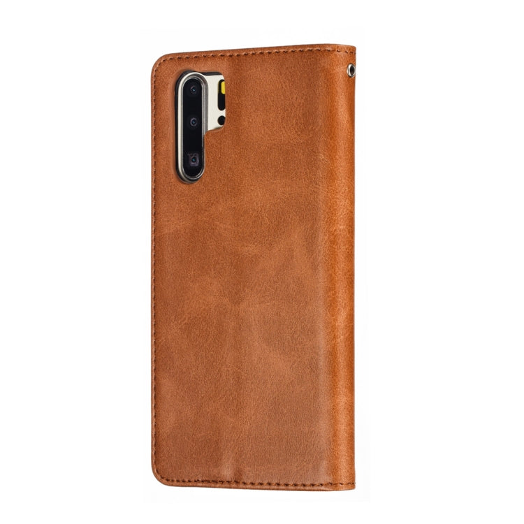 Calf Texture Zipper Magnetic Horizontal Flip Leather Case for Huawei P30 Pro, with Wallet & Holder & Card Slots