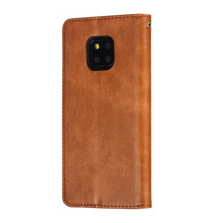 Calf Texture Zipper Magnetic Horizontal Flip Leather Case for Huawei Mate 20 Pro, with Wallet & Holder & Card Slots