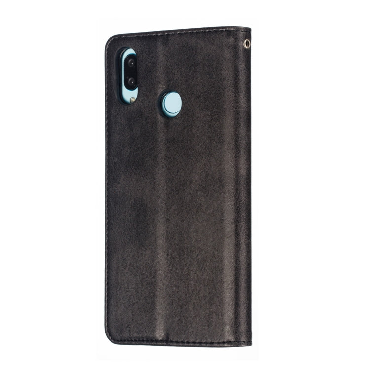 Calf Texture Zipper Magnetic Horizontal Flip Leather Case for Huawei nova 3i, with Wallet & Holder & Card Slots