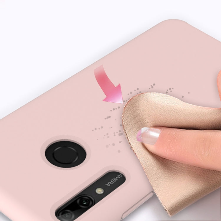 Solid Color Liquid Silicone Dropproof Protective Case for Huawei Enjoy 9s