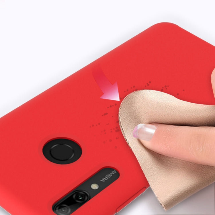 Solid Color Liquid Silicone Dropproof Protective Case for Huawei Enjoy 9s