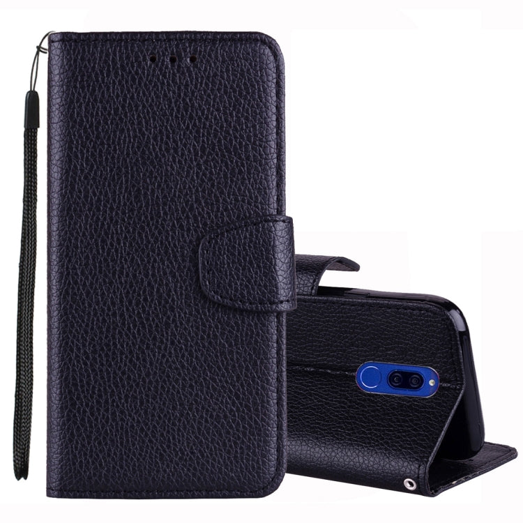 Litchi Texture Horizontal Flip Leather Case for Huawei  Honor 9i & Mate 10 Lite & Maimang 6 & Nova 2i , with Wallet & Holder & Card Slots & Lanyard