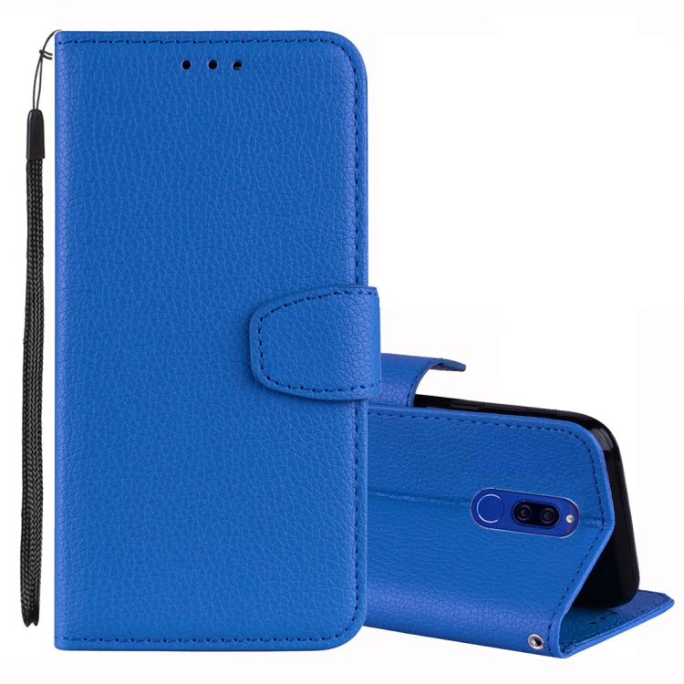 Litchi Texture Horizontal Flip Leather Case for Huawei  Honor 9i & Mate 10 Lite & Maimang 6 & Nova 2i , with Wallet & Holder & Card Slots & Lanyard