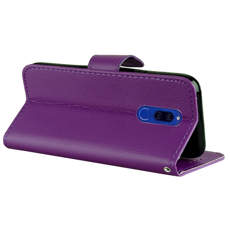 Litchi Texture Horizontal Flip Leather Case for Huawei  Honor 9i & Mate 10 Lite & Maimang 6 & Nova 2i , with Wallet & Holder & Card Slots & Lanyard