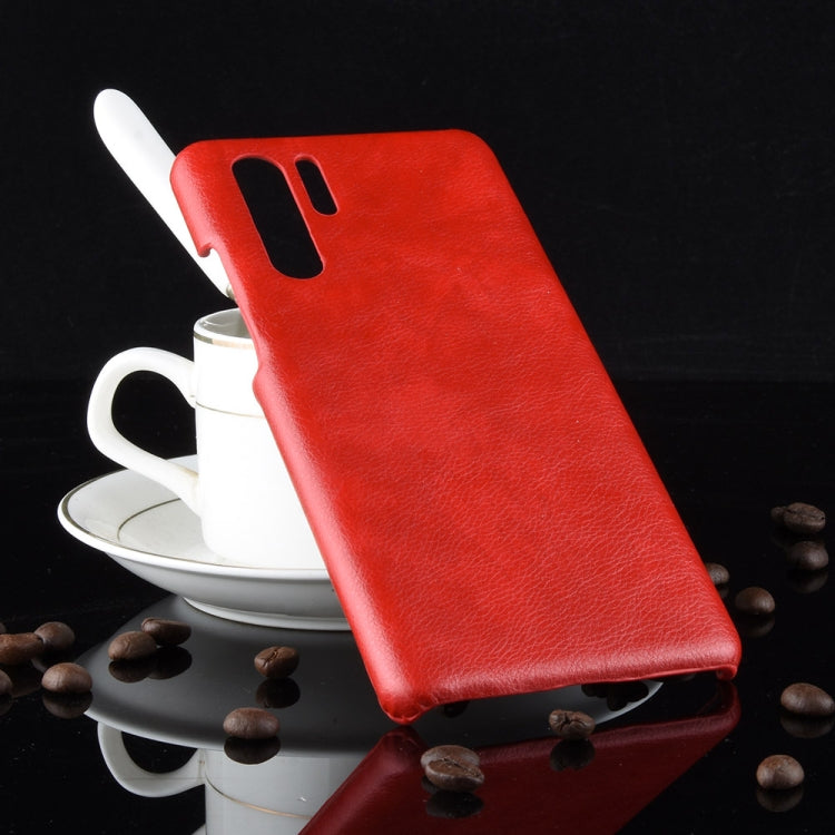 Shockproof Litchi Texture PC + PU Case for Huawei P30 Pro