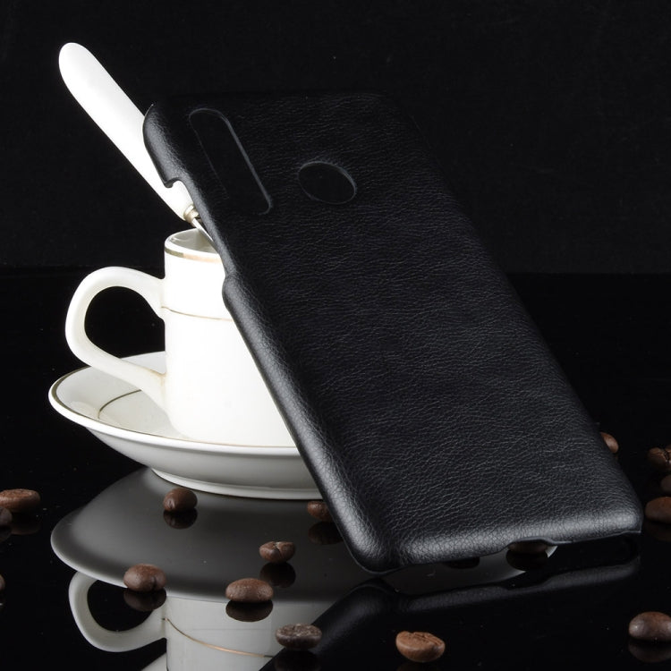 Shockproof Litchi Texture PC + PU Case for Huawei Nova 4