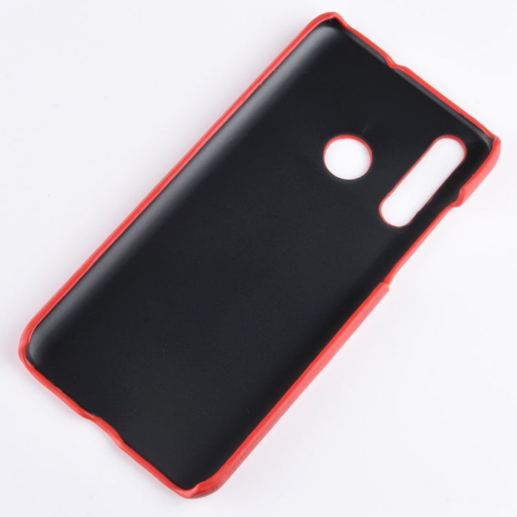 Shockproof Litchi Texture PC + PU Case for Huawei Nova 4