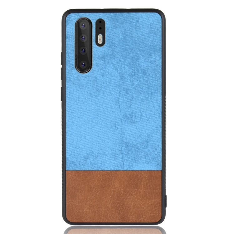Shockproof Color Matching Denim PC + PU + TPU Case for Huawei P30 Pro