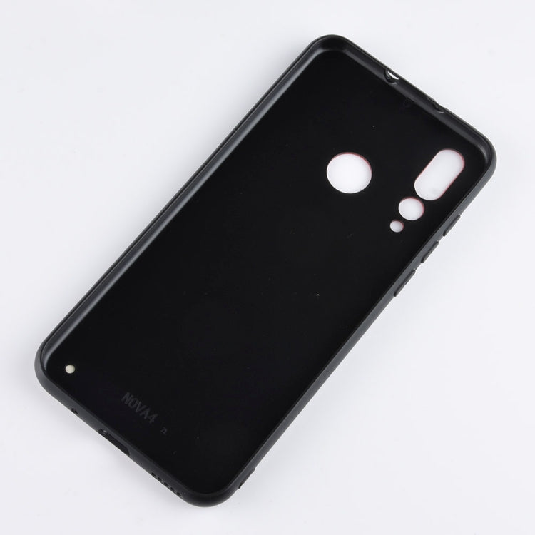 Shockproof Color Matching Denim PC + PU + TPU Case for Huawei Nova 4