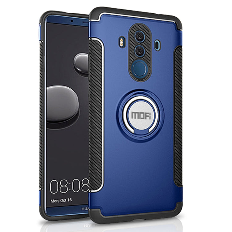MOFI for  Mysterious Series Huawei Mate 10 Pro Shockproof Protective Back Cover Case with Magnetic Rotatable Ring Holder