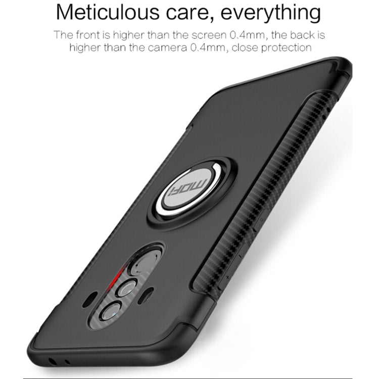 MOFI for  Mysterious Series Huawei Mate 10 Pro Shockproof Protective Back Cover Case with Magnetic Rotatable Ring Holder