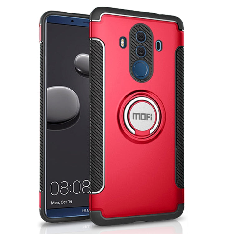 MOFI for  Mysterious Series Huawei Mate 10 Pro Shockproof Protective Back Cover Case with Magnetic Rotatable Ring Holder
