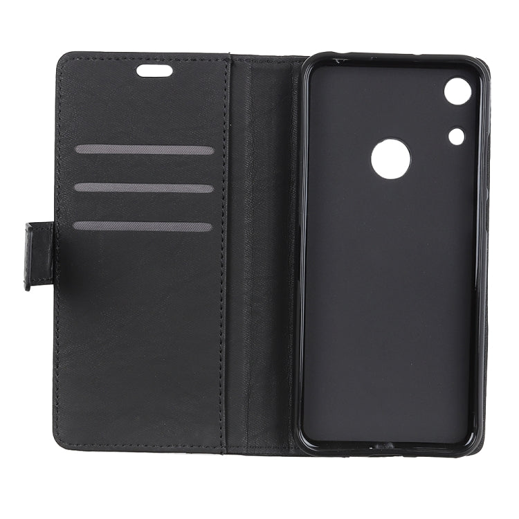 Copper Buckle Retro Crazy Horse Texture Horizontal Flip Leather Case for Huawei Honor 8A, with Holder & Card Slots & Wallet