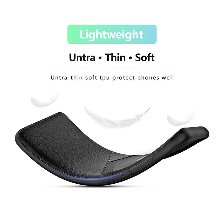 Ultra-thin Shockproof Soft TPU + Leather Case for Huawei Mate 20 Lite