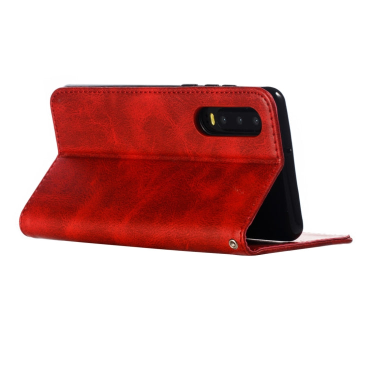 Calf Texture Zipper Magnetic Horizontal Flip Leather Case for Huawei P30, with Wallet & Holder & Card Slots
