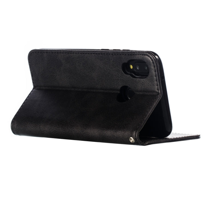 Calf Texture Zipper Magnetic Horizontal Flip Leather Case for Huawei P20 Lite, with Wallet & Holder & Card Slots