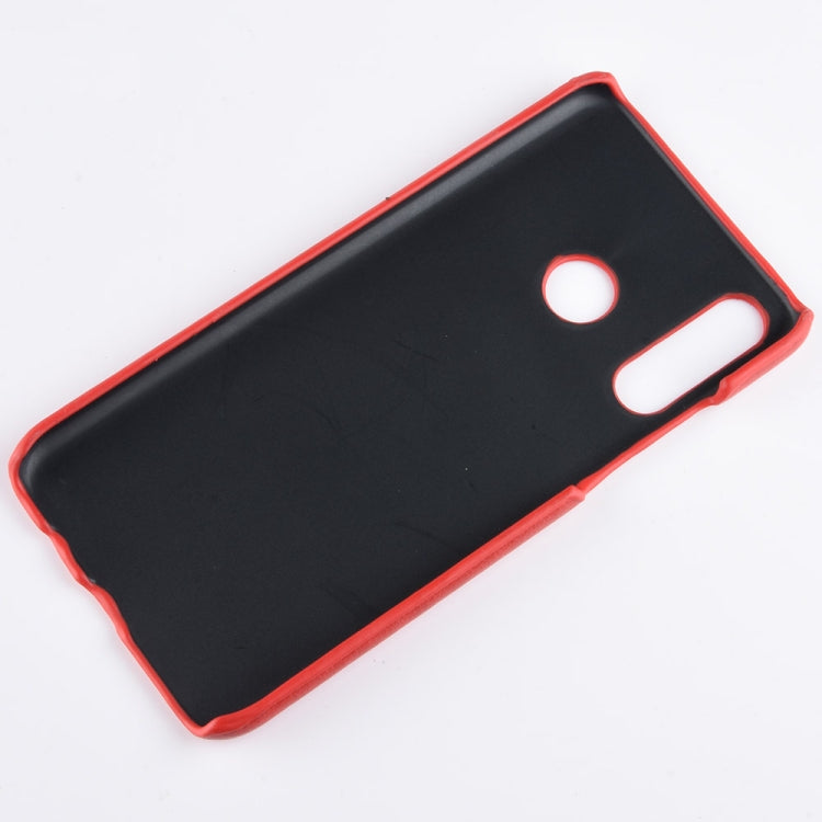 Shockproof Litchi Texture PC + PU Case for Huawei nova 4e