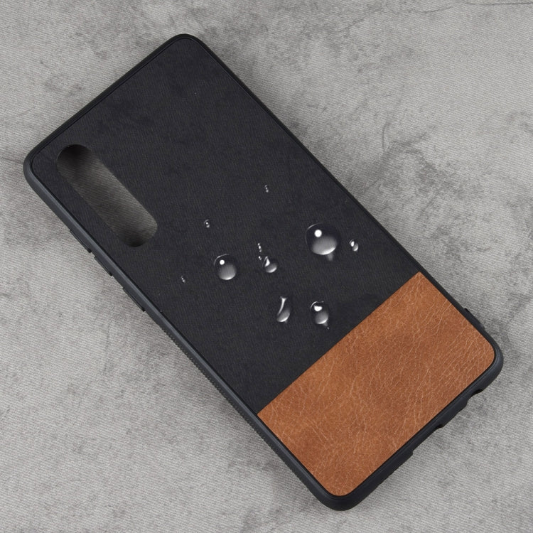 Shockproof Color Matching Denim PC + PU + TPU Case for Huawei P30