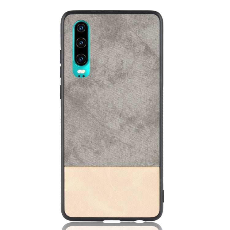Shockproof Color Matching Denim PC + PU + TPU Case for Huawei P30