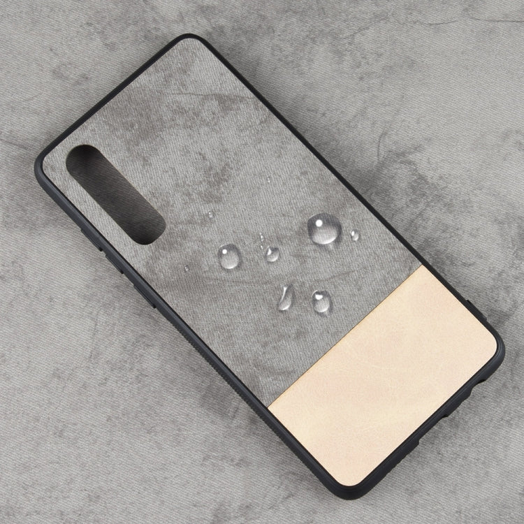 Shockproof Color Matching Denim PC + PU + TPU Case for Huawei P30