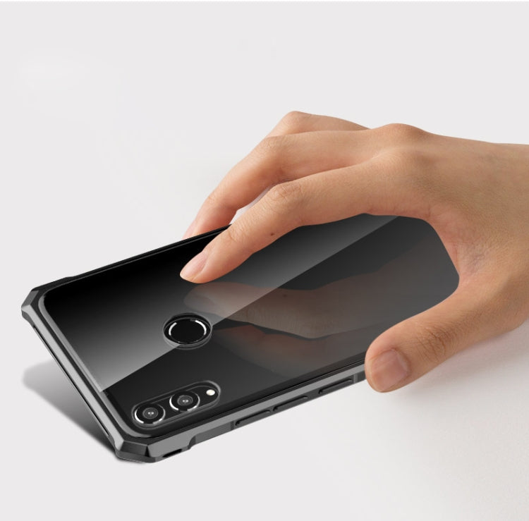 Snap-on Aluminum Frame and Tempered Glass Back Plate Case for Huawei Honor 8X