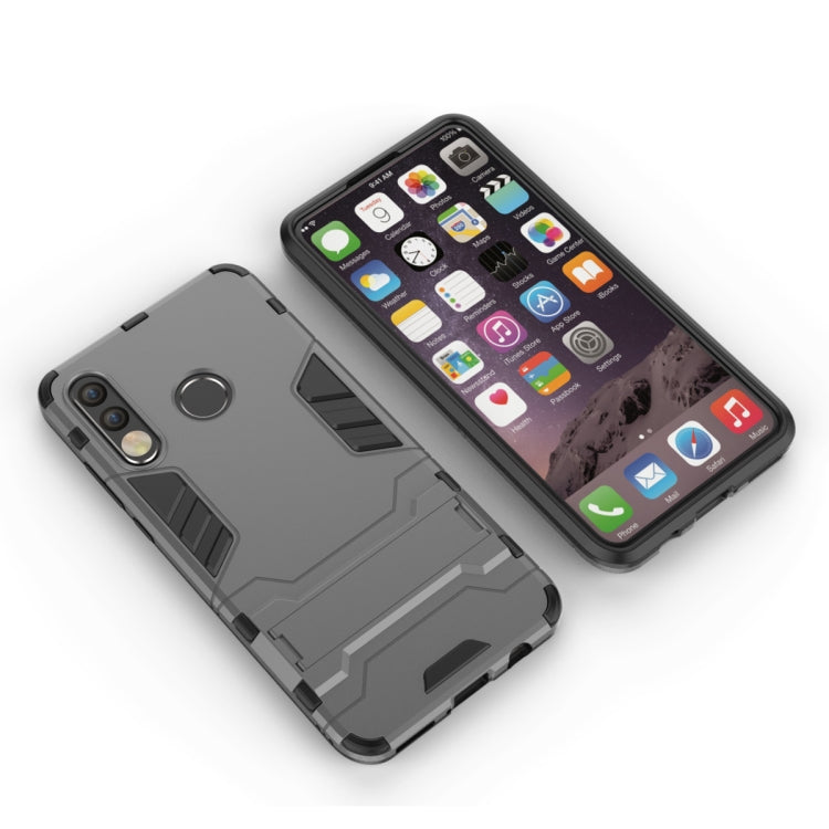 Shockproof PC + TPU Case for Huawei P30 Lite, with Holder