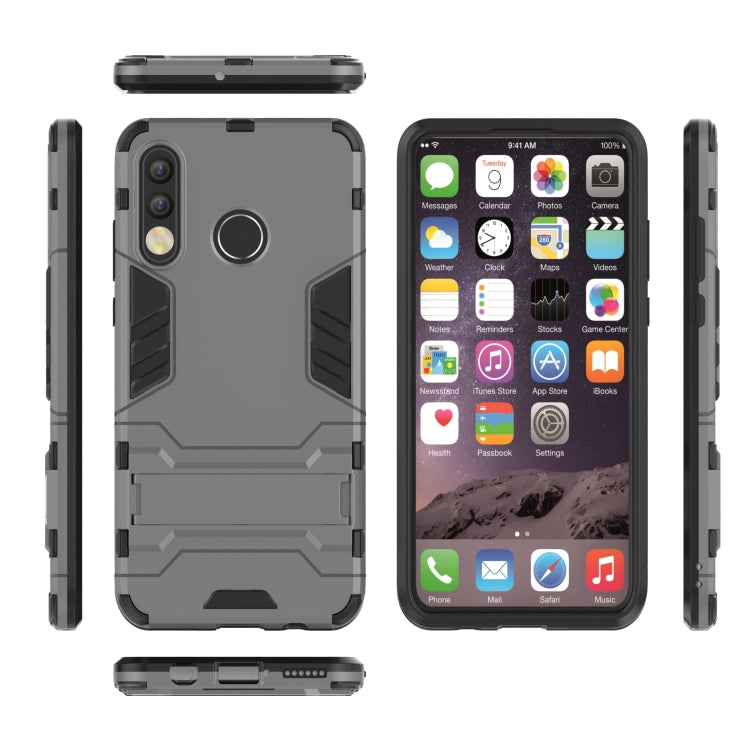 Shockproof PC + TPU Case for Huawei P30 Lite, with Holder