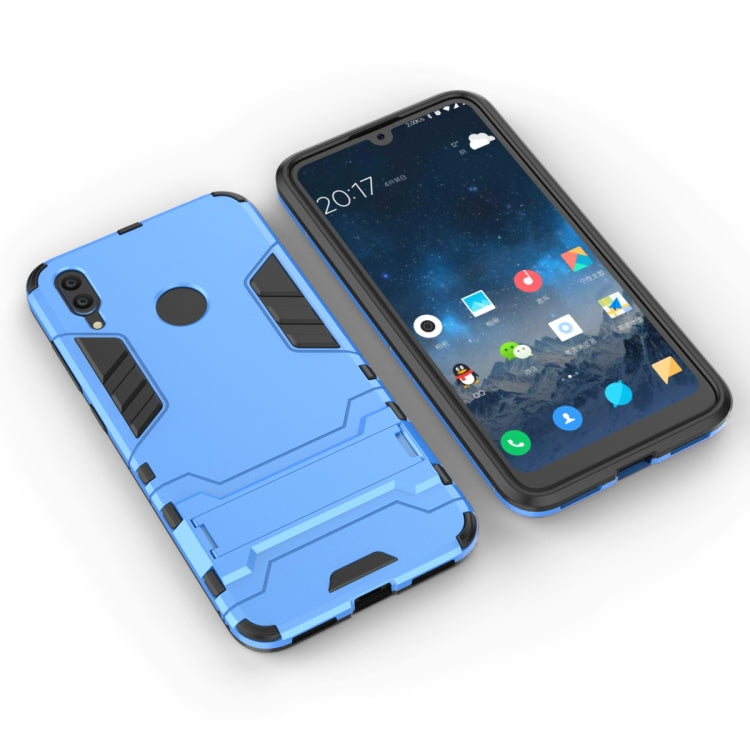 Shockproof PC + TPU Case for Huawei Y7(2019), with Holder