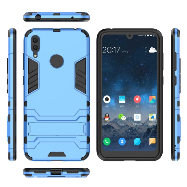 Shockproof PC + TPU Case for Huawei Y7(2019), with Holder