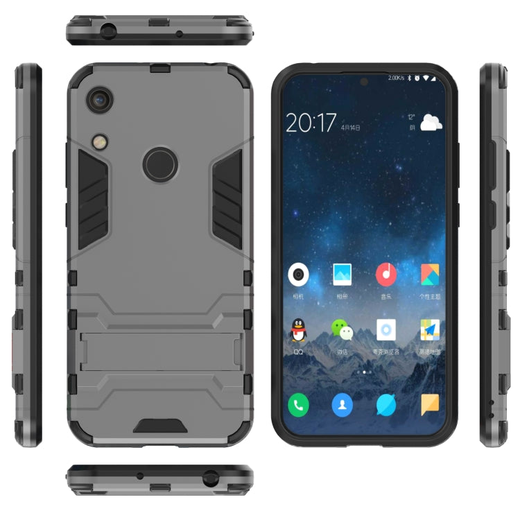 Shockproof PC + TPU Case for Huawei Honor 8A, with Holder