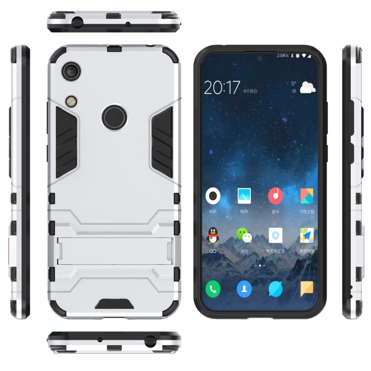 Shockproof PC + TPU Case for Huawei Honor 8A, with Holder