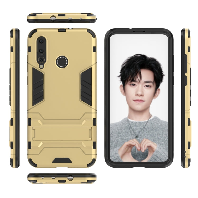 Shockproof PC + TPU Case for Huawei Nova 4, with Holder