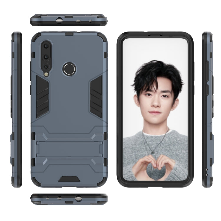 Shockproof PC + TPU Case for Huawei Nova 4, with Holder