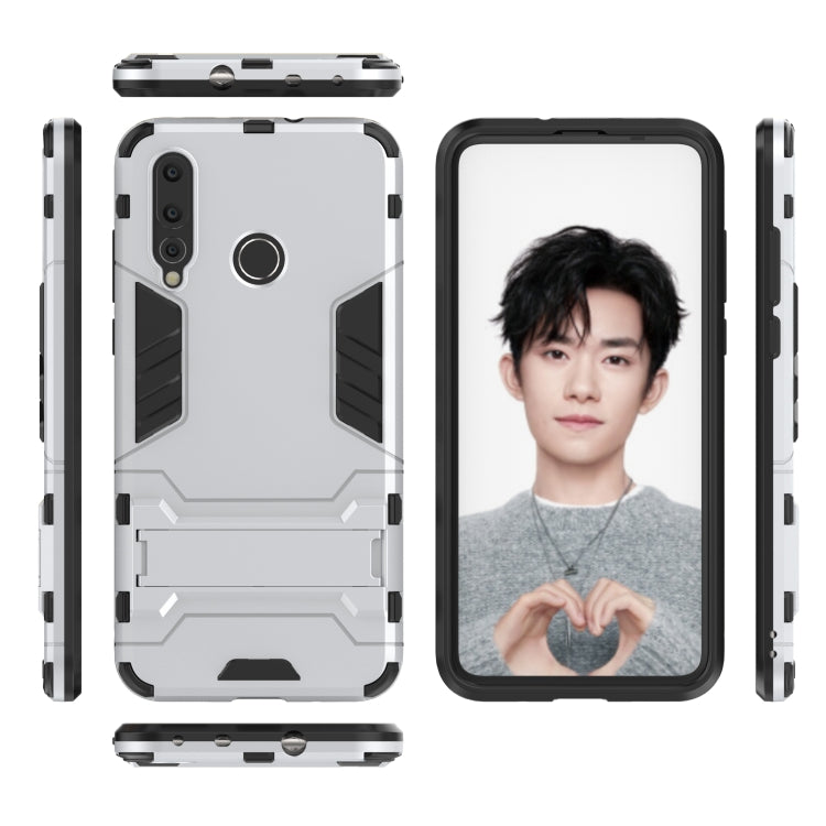 Shockproof PC + TPU Case for Huawei Nova 4, with Holder