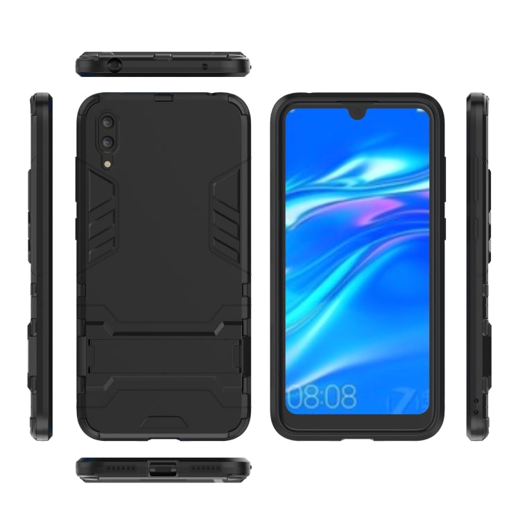 Shockproof PC + TPU Case for Huawei Enjoy 9, with Holder