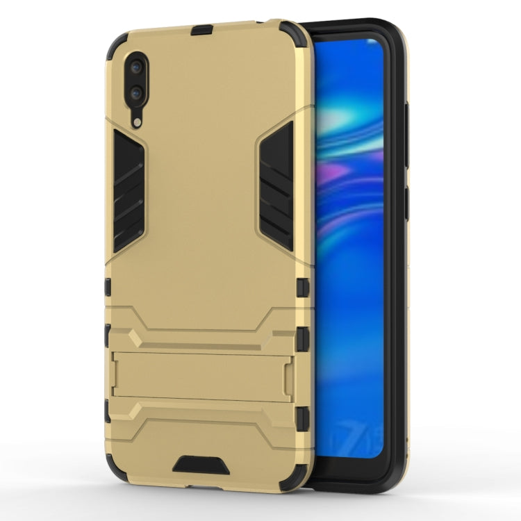 Shockproof PC + TPU Case for Huawei Enjoy 9, with Holder