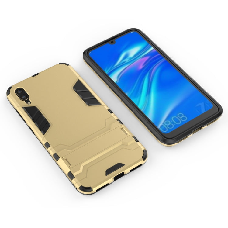 Shockproof PC + TPU Case for Huawei Enjoy 9, with Holder