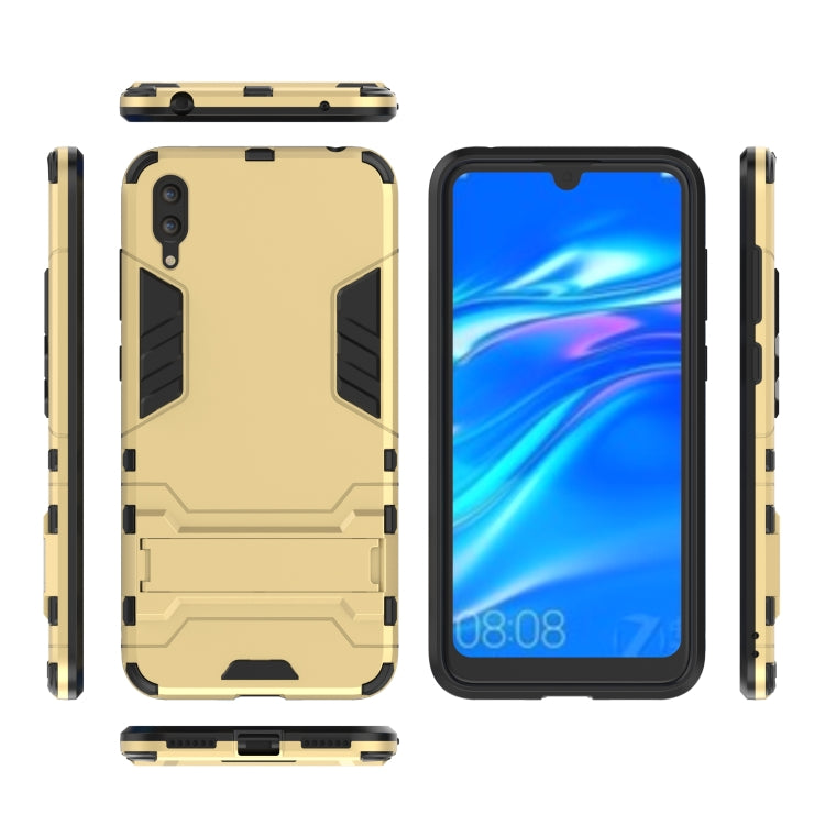 Shockproof PC + TPU Case for Huawei Enjoy 9, with Holder