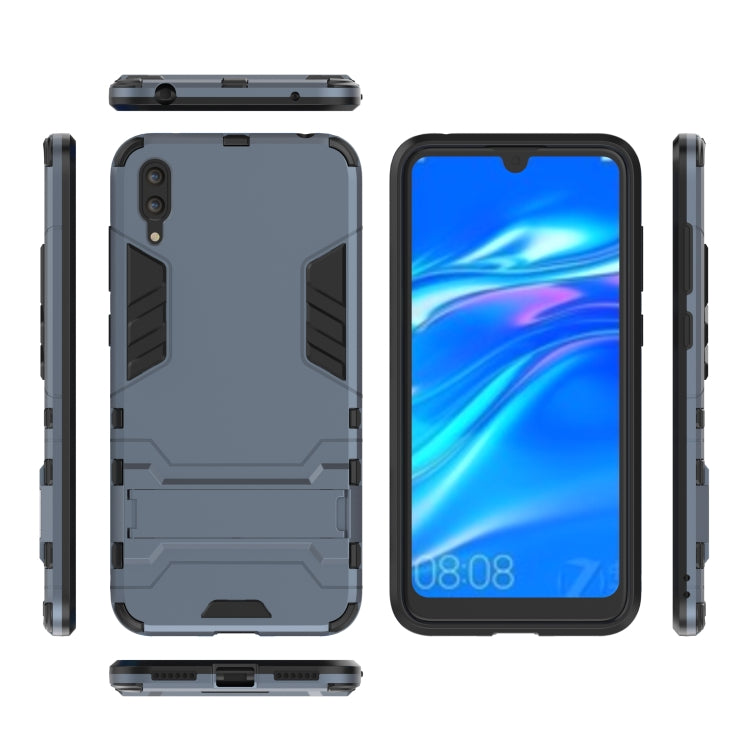 Shockproof PC + TPU Case for Huawei Enjoy 9, with Holder